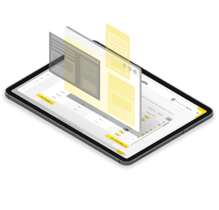 Tablet view of Cost to Serve Solutions
